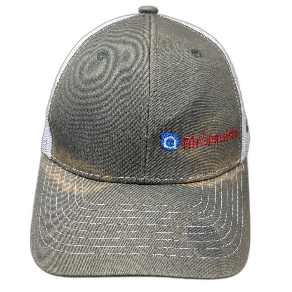 Direct Caps Trucker Hat Gray One Size Mesh Snapback Air Liquide Geismar LMA Logo